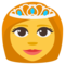 Princess emoji on Emojione